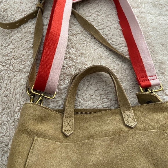 Madewell Zip top Suede Crossbody tote - Picture 7 of 10